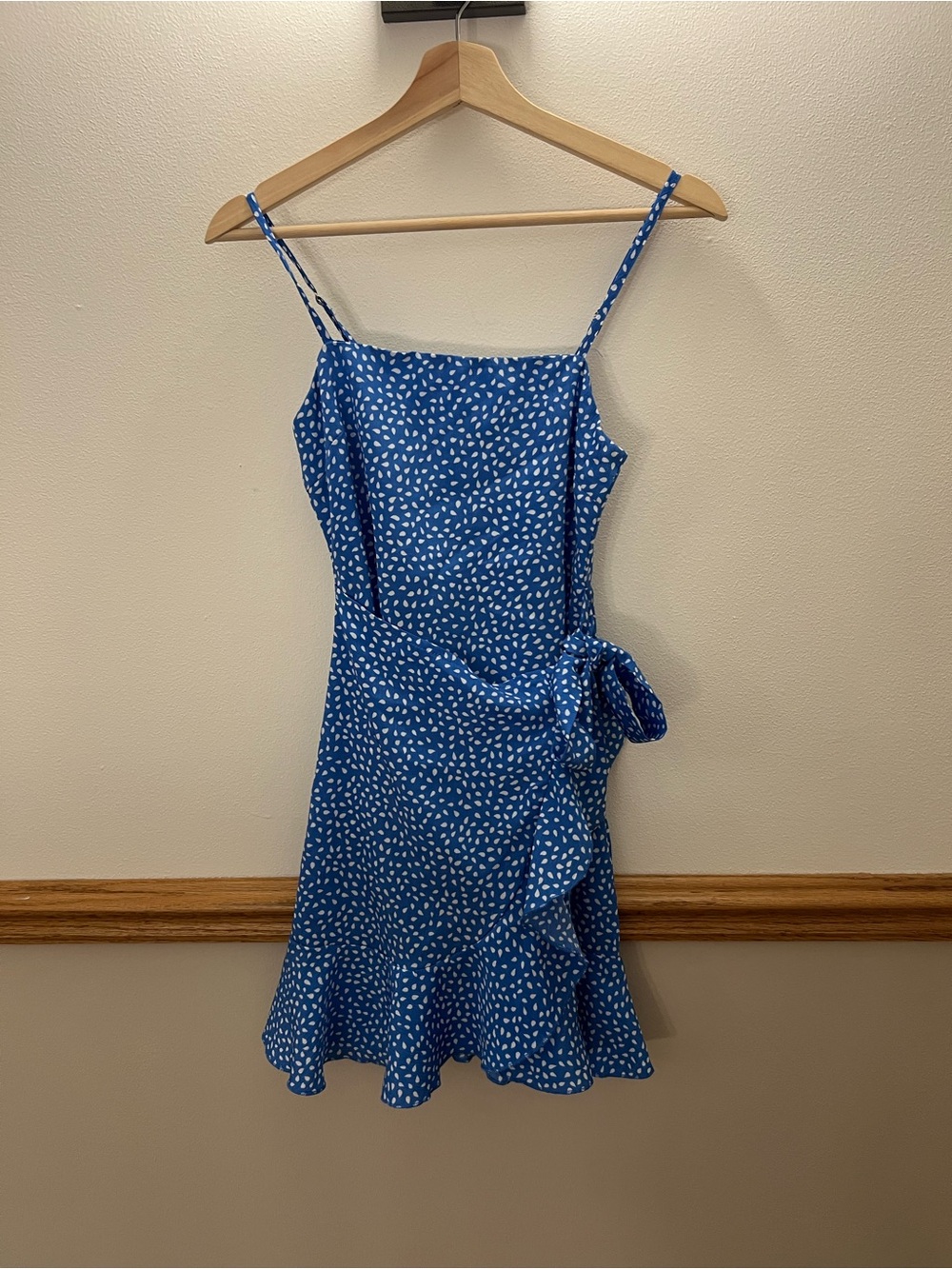 EUC Hello Molly Down to Georgia Periwinkle Blue Mini Dress size XS - Picture 3 of 7